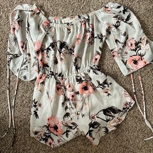 Off the shoulder romper